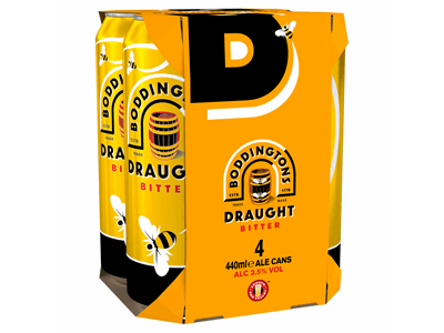 Boddingtons Draught 4x440ml (ALCOHOL)