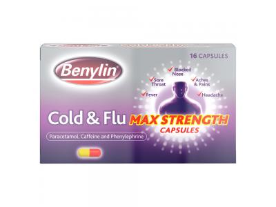 Benylin Cold & Flu 16 Capsules