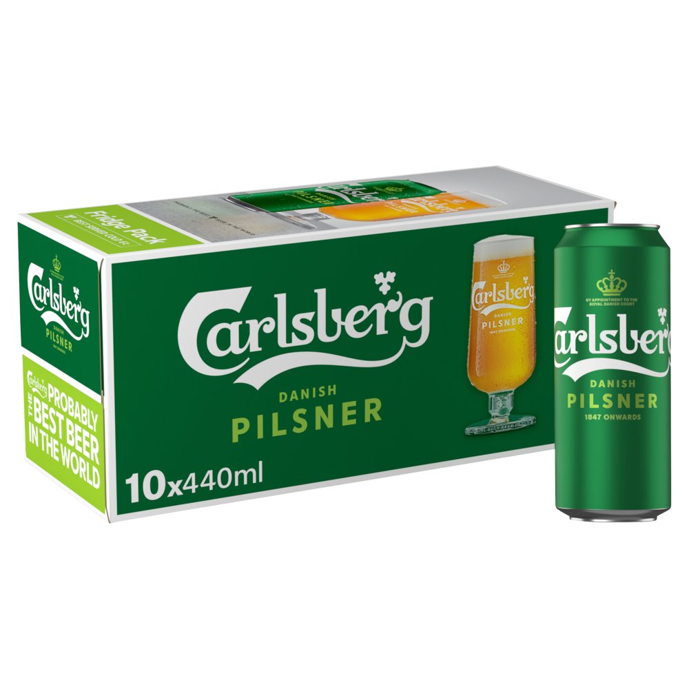 Carlsberg Green Pilsner 10x440ml (MULTIPACK)