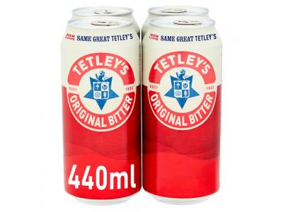 Tetley Original Bitter 4x440ml (ALCOHOL)