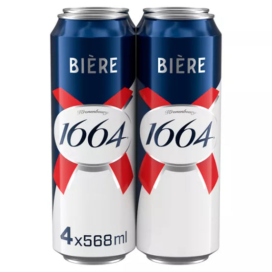 Kronenbourg 1664 4x568ml (ALCOHOL)