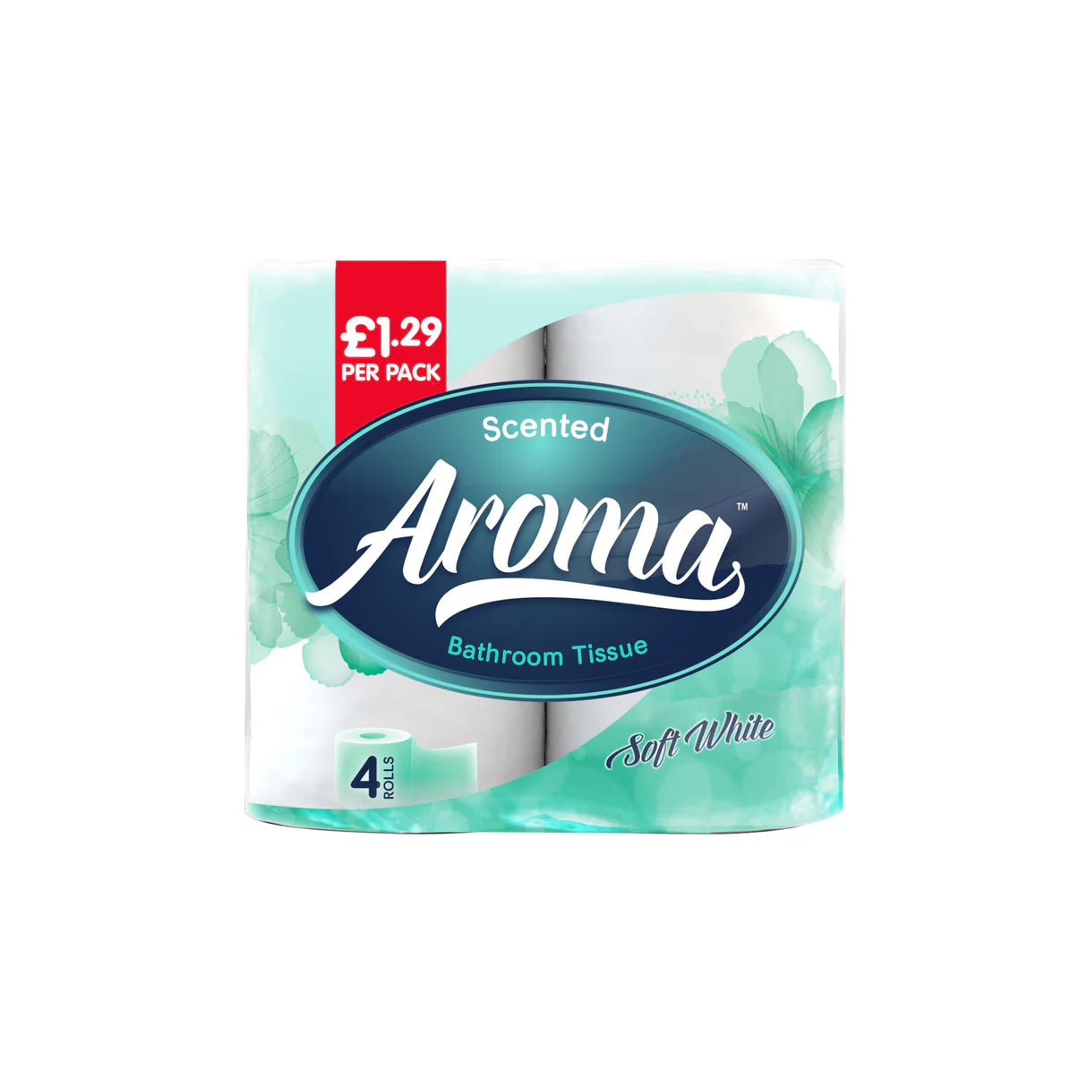 Aroma Soft White 4 Toilet Rolls