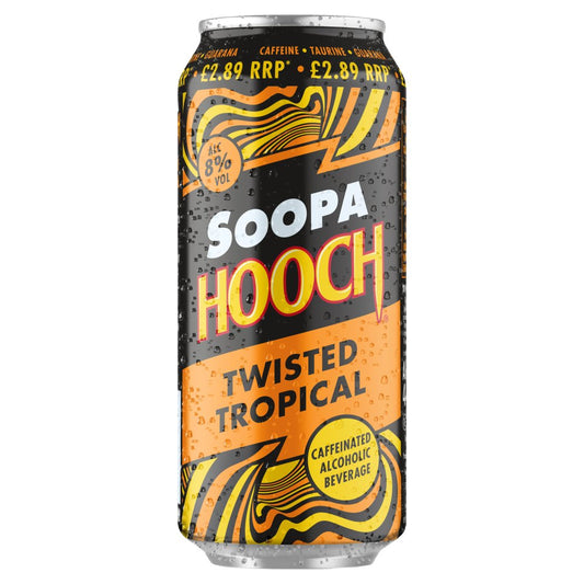 Soopa Hooch Twisted Tropical Can 500ml (ALCOHOL)