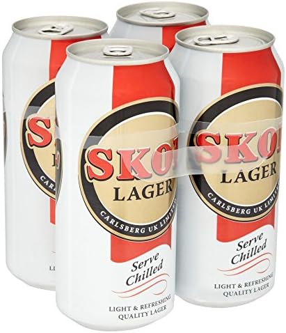 Skol Lager 4x500ml (ALCOHOL)