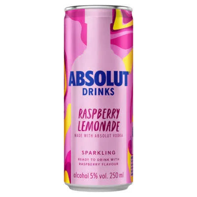 Absolute Drinks Raspberry Lemonade 250ml