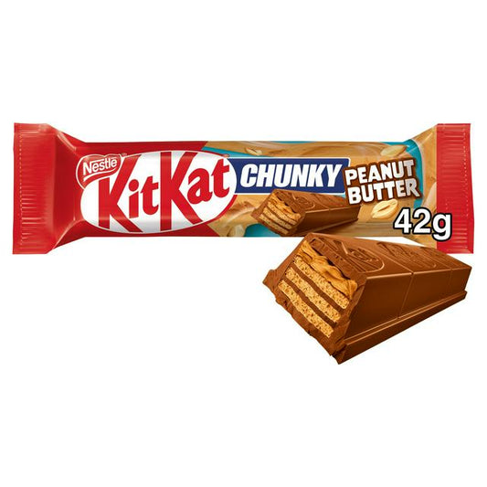 Nestle KitKat Chunky Peanut Butter Bar 42g (CONFECTIONERY)