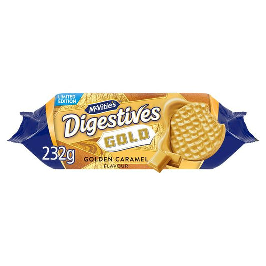 McVities Digestive Golden Caramel 232g (BISCUITS)