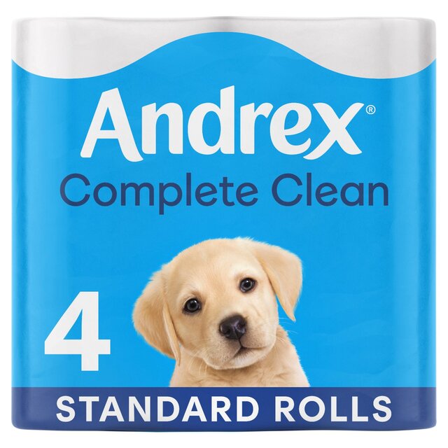Andrex Complete Clean 4 Toilet Rolls
