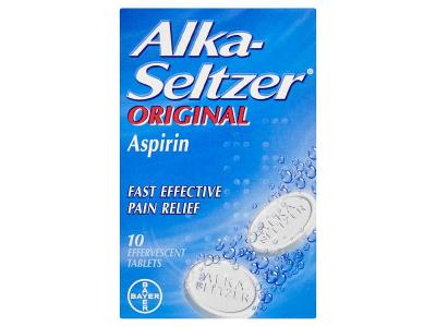 Alka-Seltzer Aspirin 10 Tablets