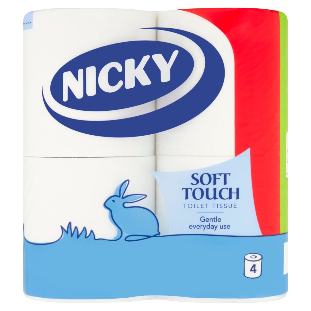 Nicky 4 Soft Touch Toilet Rolls
