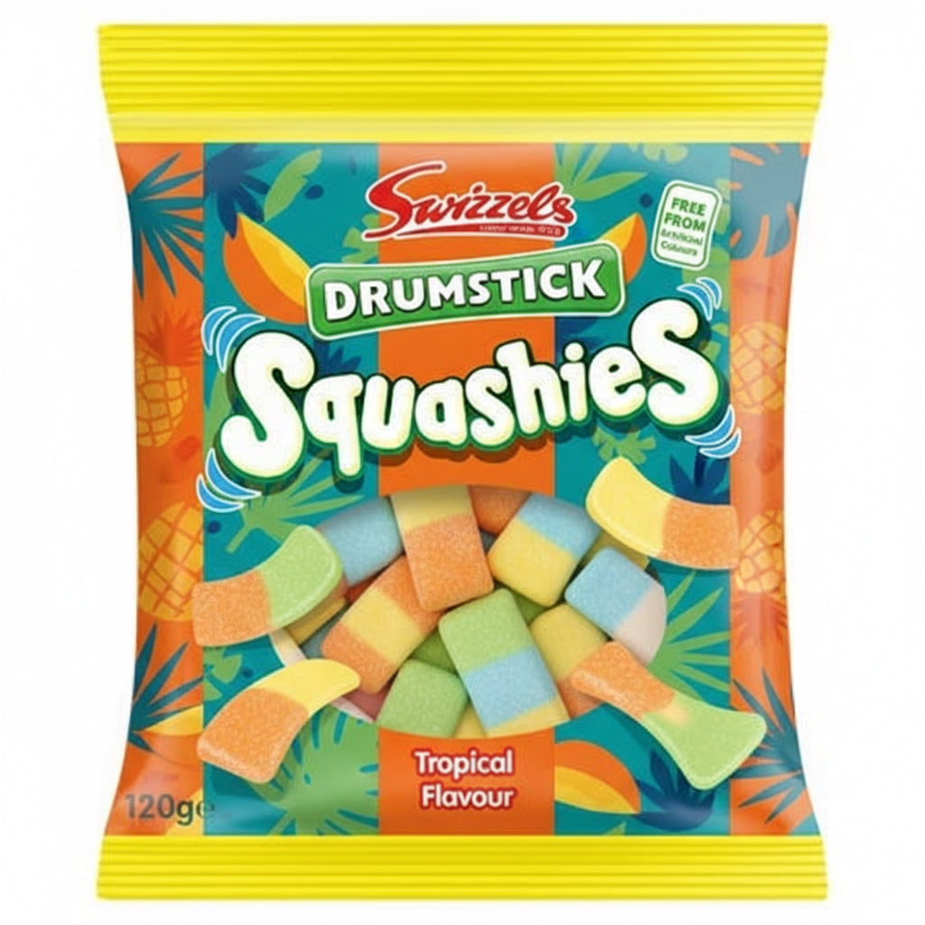 Swizzels Squashies Tropical Fruit Flavour 120g