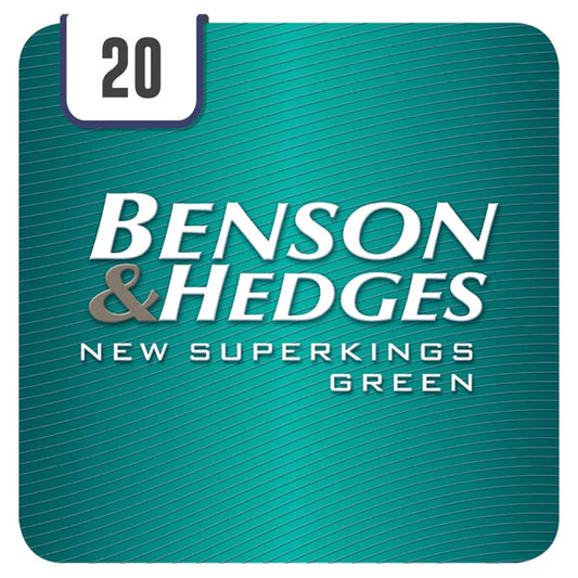 Benson & Hedges Green 20 Superkings