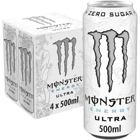 Monster Energy Ultra Zero Sugar 4x500ml