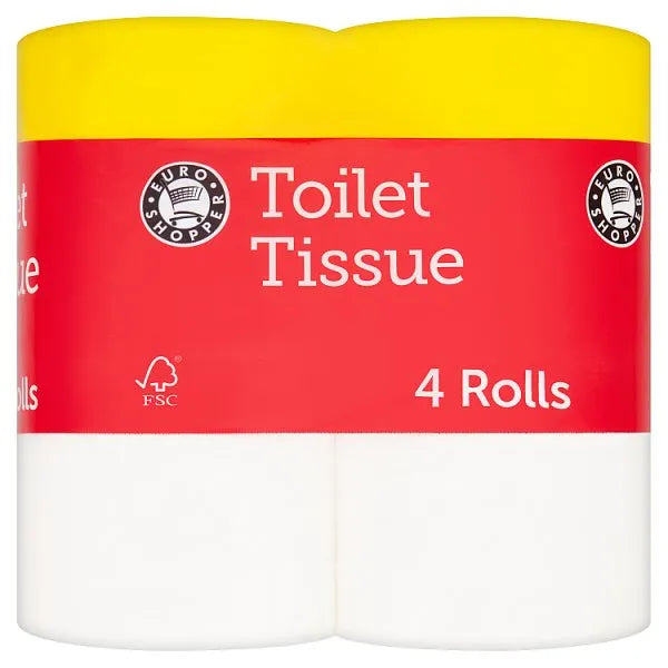 Euro Shopper 4 Toilet Rolls