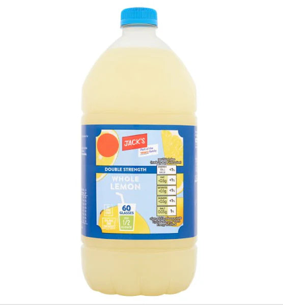Jack's Whole Lemon Squash 1.5L