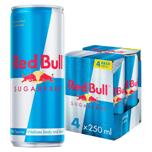 Redbull Sugar Free 4x250ml