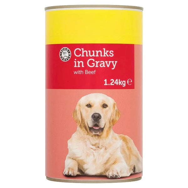 Euro Shopper Chunks in Gravy with Beef 1.24kg