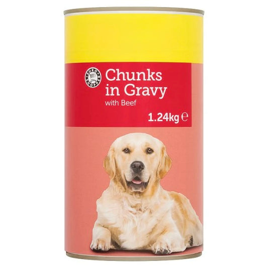 Euro Shopper Chunks in Gravy with Beef 1.24kg
