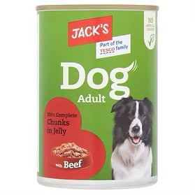 Jack's Dog Adult Jelly with Beef 415g