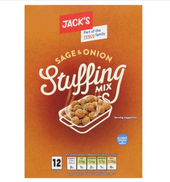 Jack's Sage & Onion Stuffing Mix 170g