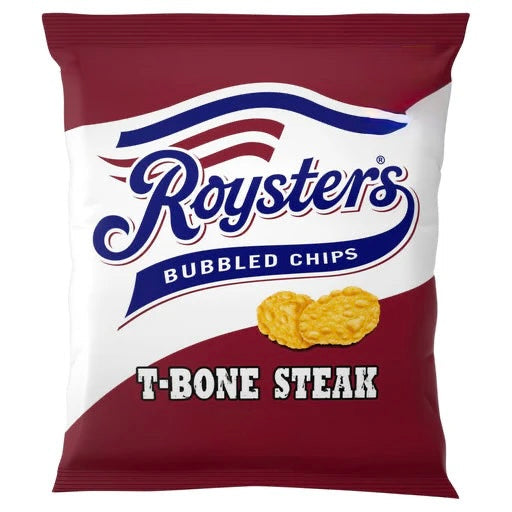 Royster T Bone Steak Bubbled Chips 60g
