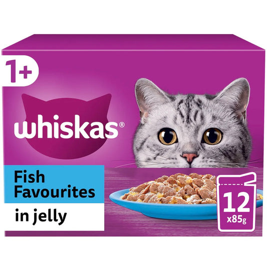 Whiskas Fish favourites in Jelly 12x85g