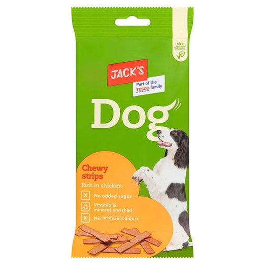 Jack's Chewy Strips Rich in Chicken 150g