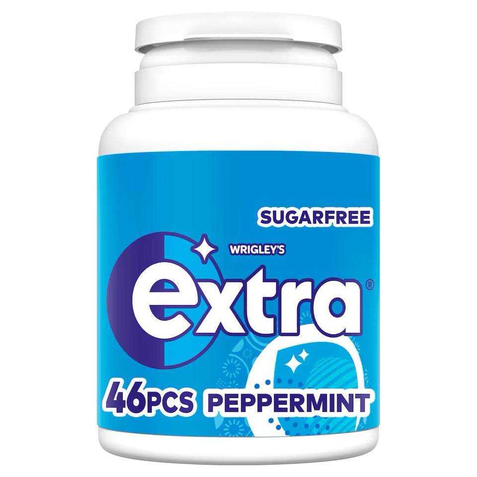 Wrigley’s Extra Peppermint Sugarfree Chewing Gum Tub 64g