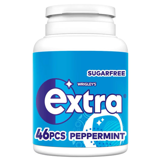 Wrigley’s Extra Peppermint Sugarfree Chewing Gum Tub 64g