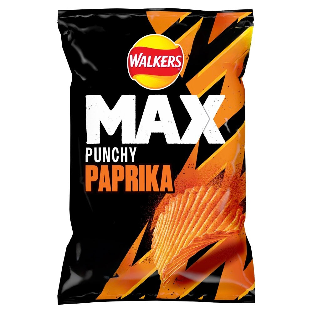 Walkers Max Punchy Paprika 70g (CRISPS)