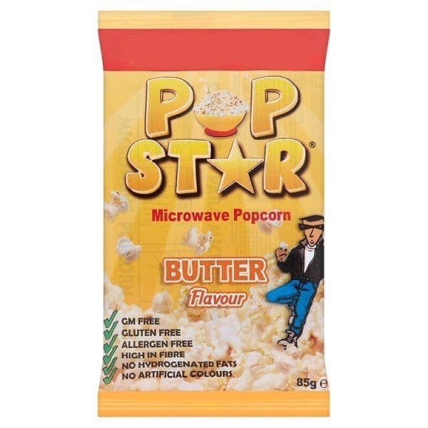 Pop Star Microwave Butter Popcorn 85g