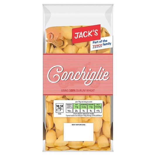 Jack's Conchiglie Pasta 500g