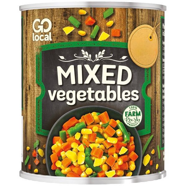 Go Local Mixed Vegetables in Water 300g
