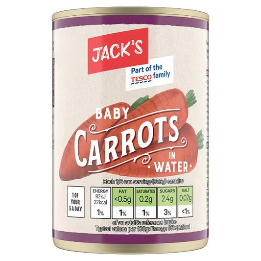 Jack’s Baby Carrots in Water 300g