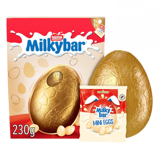 Nestle Milkybar with Mini Eggs Easter Egg 230g (FESTIVE)