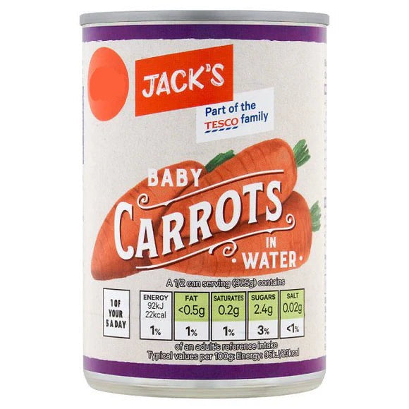 Jacks Baby Carrots 300g