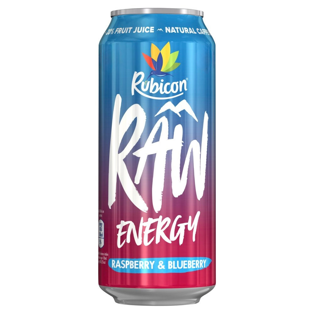Rubicon Raw Energy Raspberry & Blueberry 500ml