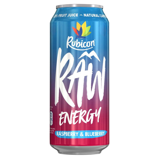 Rubicon Raw Energy Raspberry & Blueberry 500ml