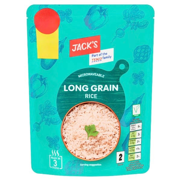 Jack's Long Grain Rice 250g