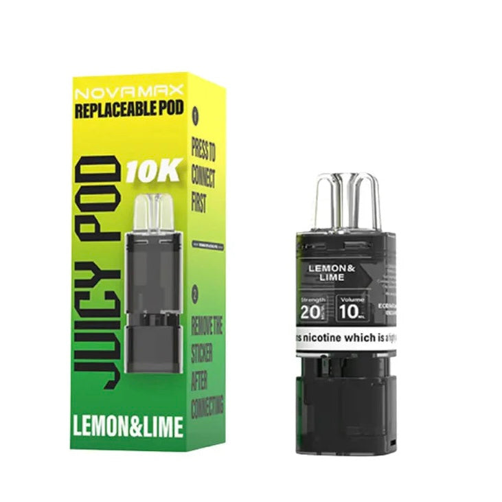 Juicy Pod Nova Max 10k Lemon & Lime Pods
