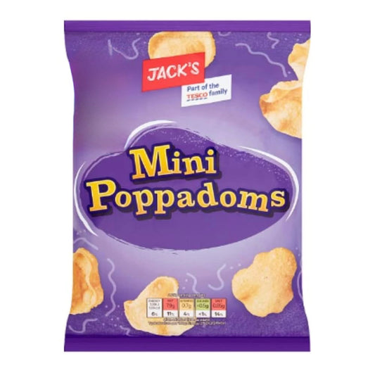 Jack's Mini Poppadoms 25g