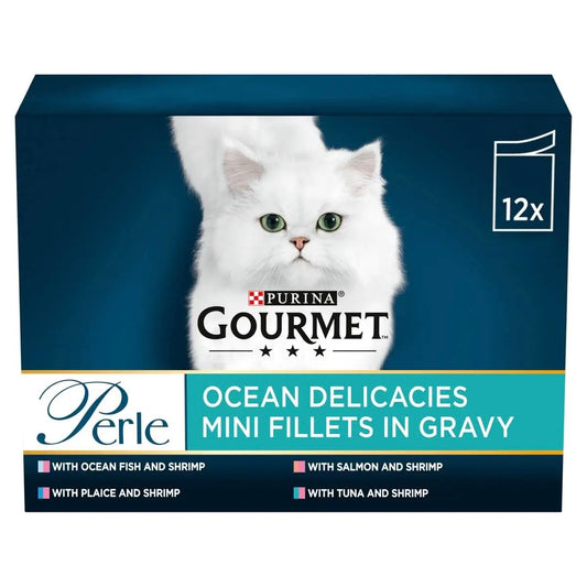 Purina Gourmet Oceon Delicacies Mini Fillets in Gravy 12x85g