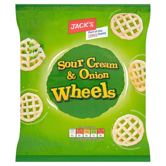 Jack's Sour Cream & Onion Wheels 70g