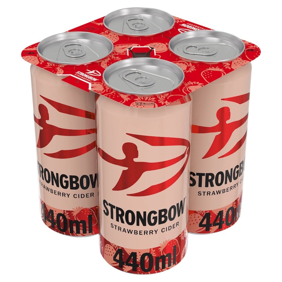 Strongbow Strawberry Cider 4x440ml