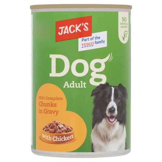Jack's Dog Adult Gravy with Chicken 415g