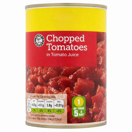 Euro Shopper Chopped Tomatoes in Tomato Juice 400g