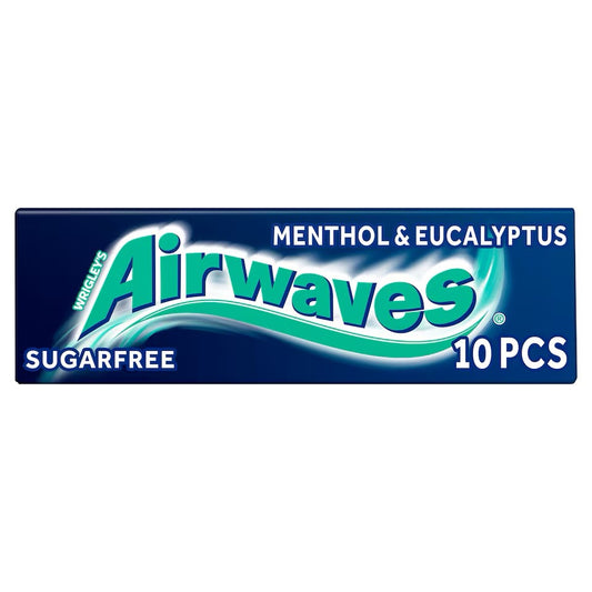 Wrigley’s Airwaves Menthol & Eucalyptus Chewing Gum 14g