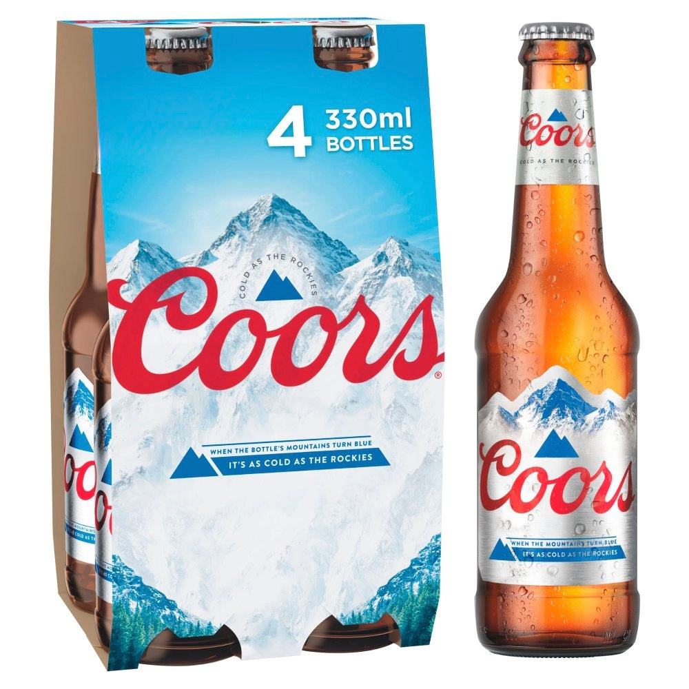 Coors Lager 4x330ml