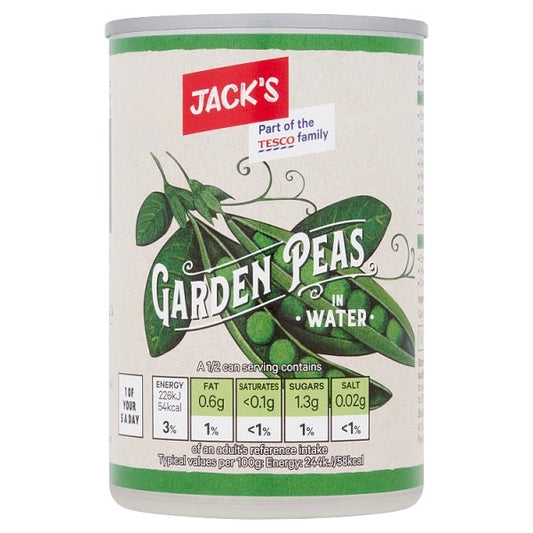 Jack’s Garden Peas in Water 300g