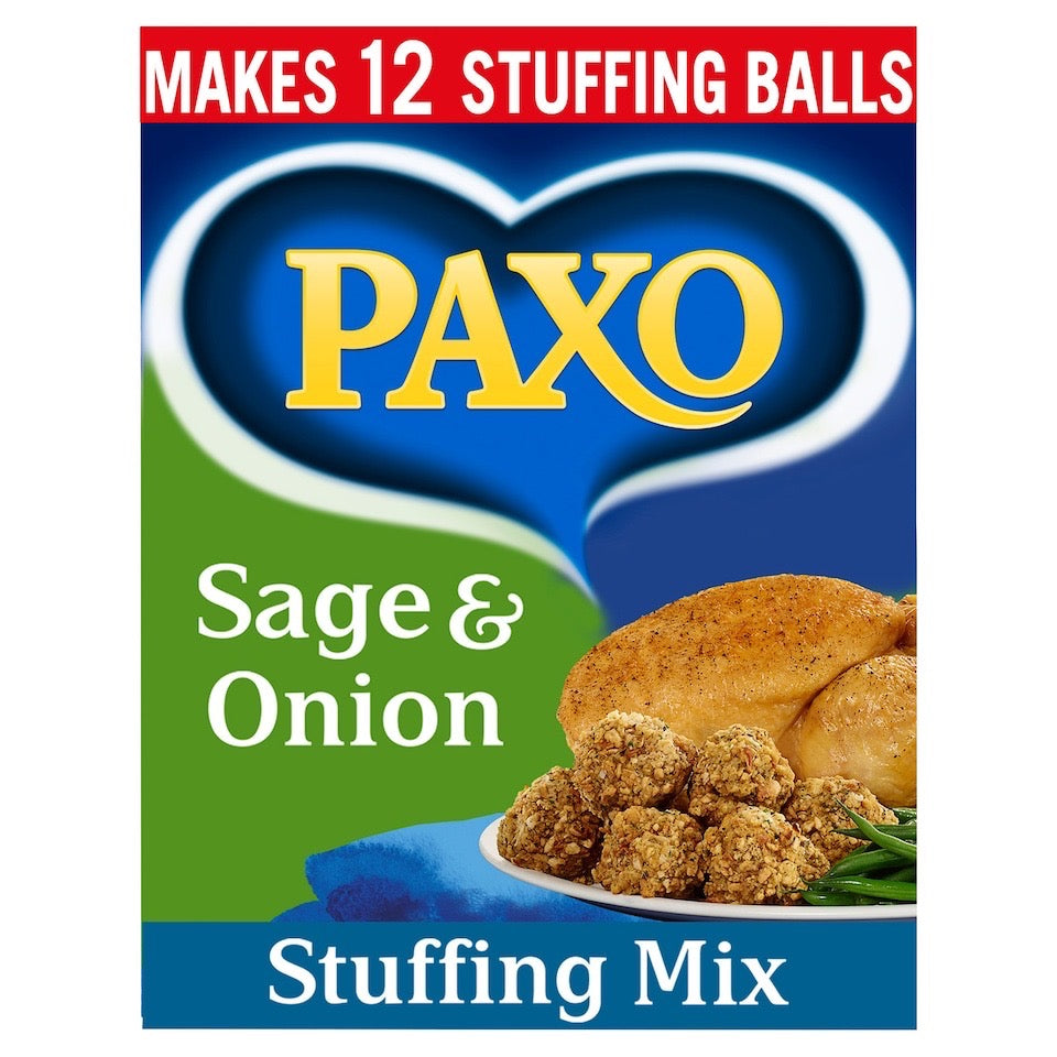 Paxo Sage & Onion 12 Stuffing Balls 170g